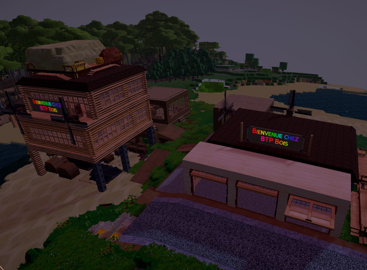 La Zone forestière de @polo14.  et @bzh farming simulator — vue 47
