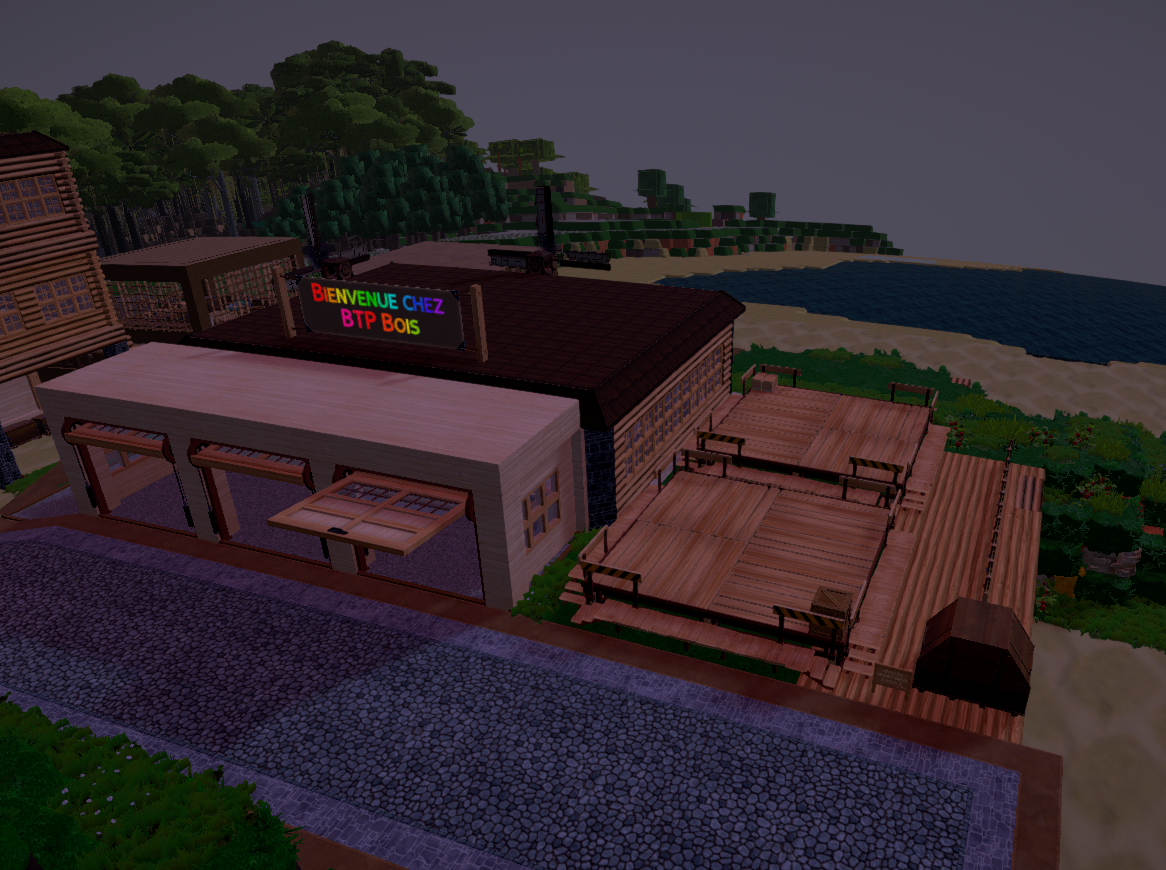 La Zone forestière de @polo14.  et @bzh farming simulator — vue 48