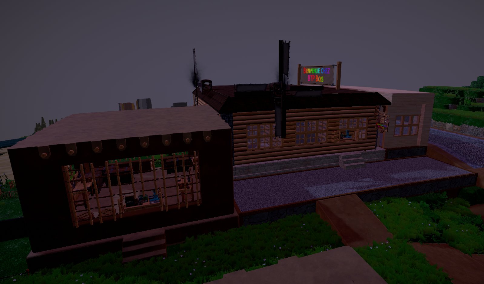 La Zone forestière de @polo14.  et @bzh farming simulator — vue 49